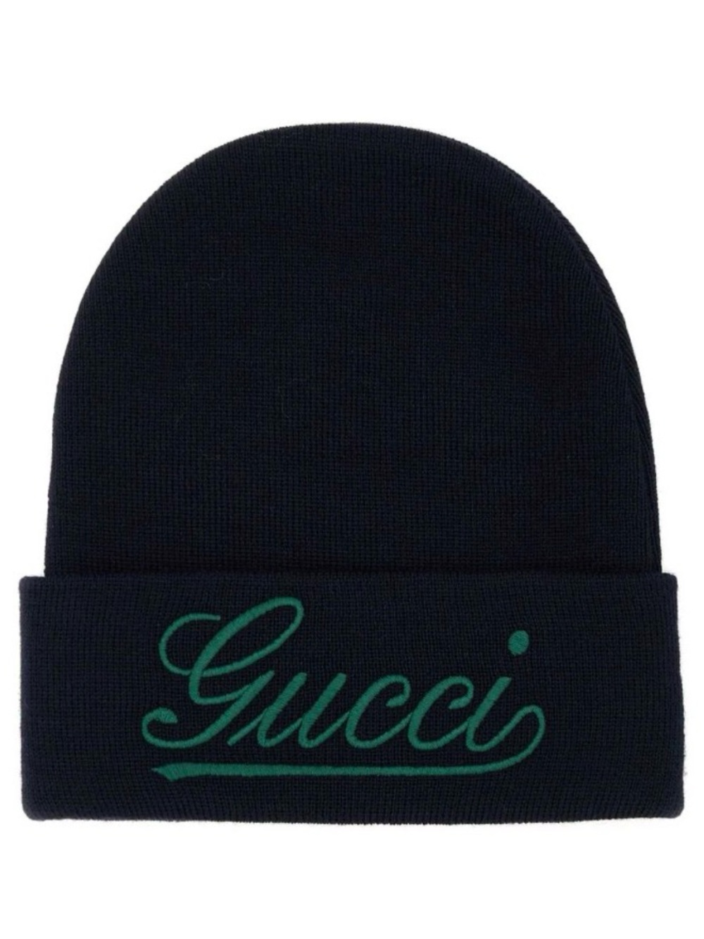 Gucci Logo Embroidered Beanie Hat